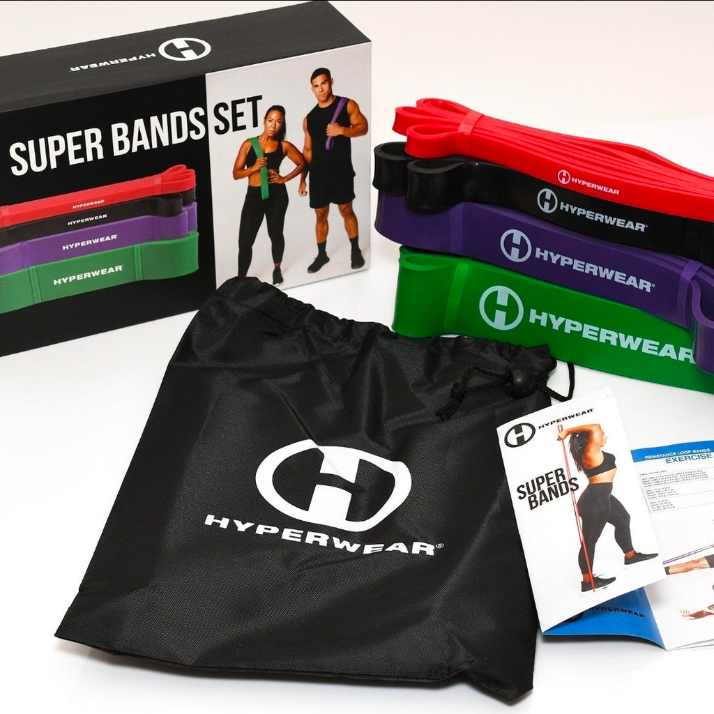 Premium 4-Piece Resistance Bands Set