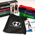 5-Piece Resistance Bands Set | Home Gym Workout Kit for Men & Women